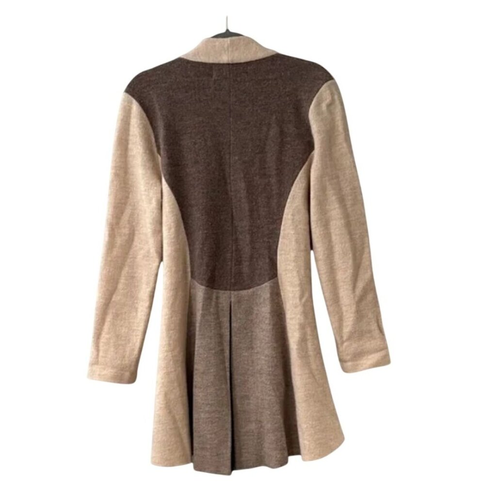 Anthropologie Rosie Neira Denissa Tie Waist Wool Sweater Women's XL Beige - Picture 16 of 17